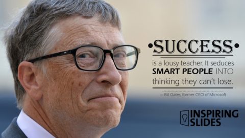 Bill Gates, Windows, Designed Slide, Design PPT, Powerpoint Slides